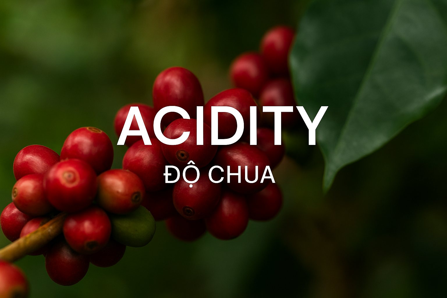 Acidity – Độ chua trong cà phê