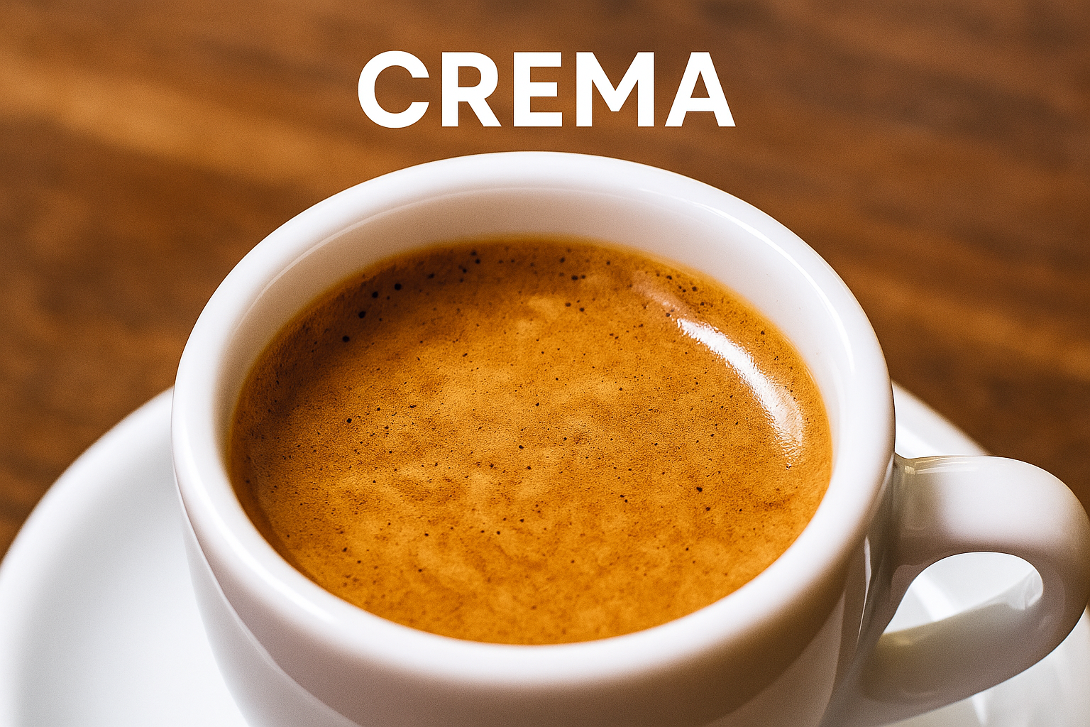 Crema – lớp bọt trên espresso