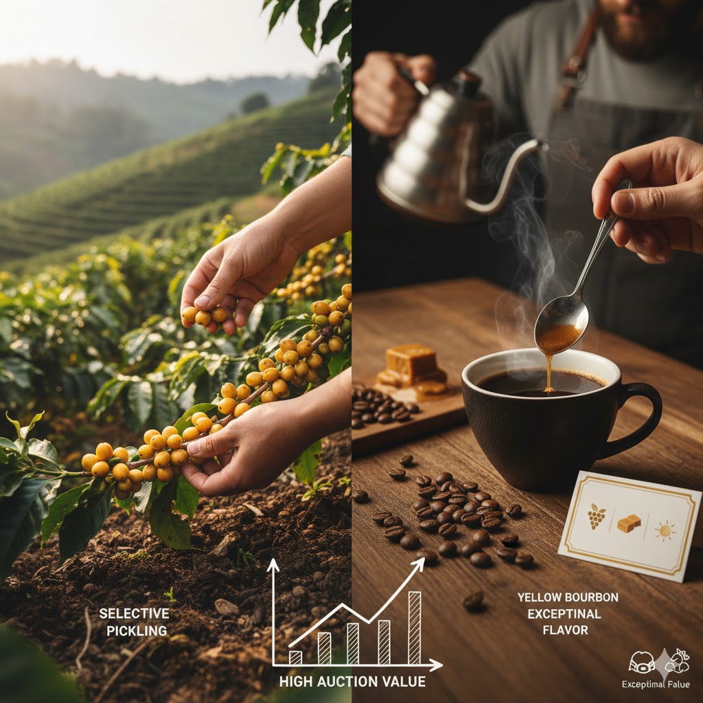 Yellow Bourbon Là Gì? 4 Lý Do Cà Phê Vàng Đắt Hơn Cà Phê Đỏ 9 Hương vị và chất lượng hạt cà phê Yellow Bourbon