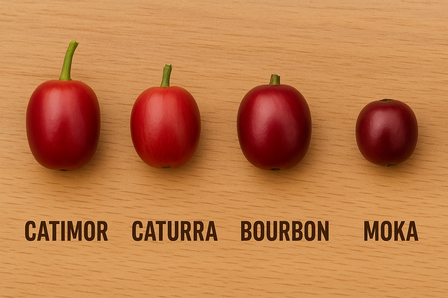 Cà Phê Arabica Đặc Sản Lâm Đồng – Câu Chuyện Từ Nông Trại Đến Tách Cà Phê 6 Các giống Arabica phổ biến