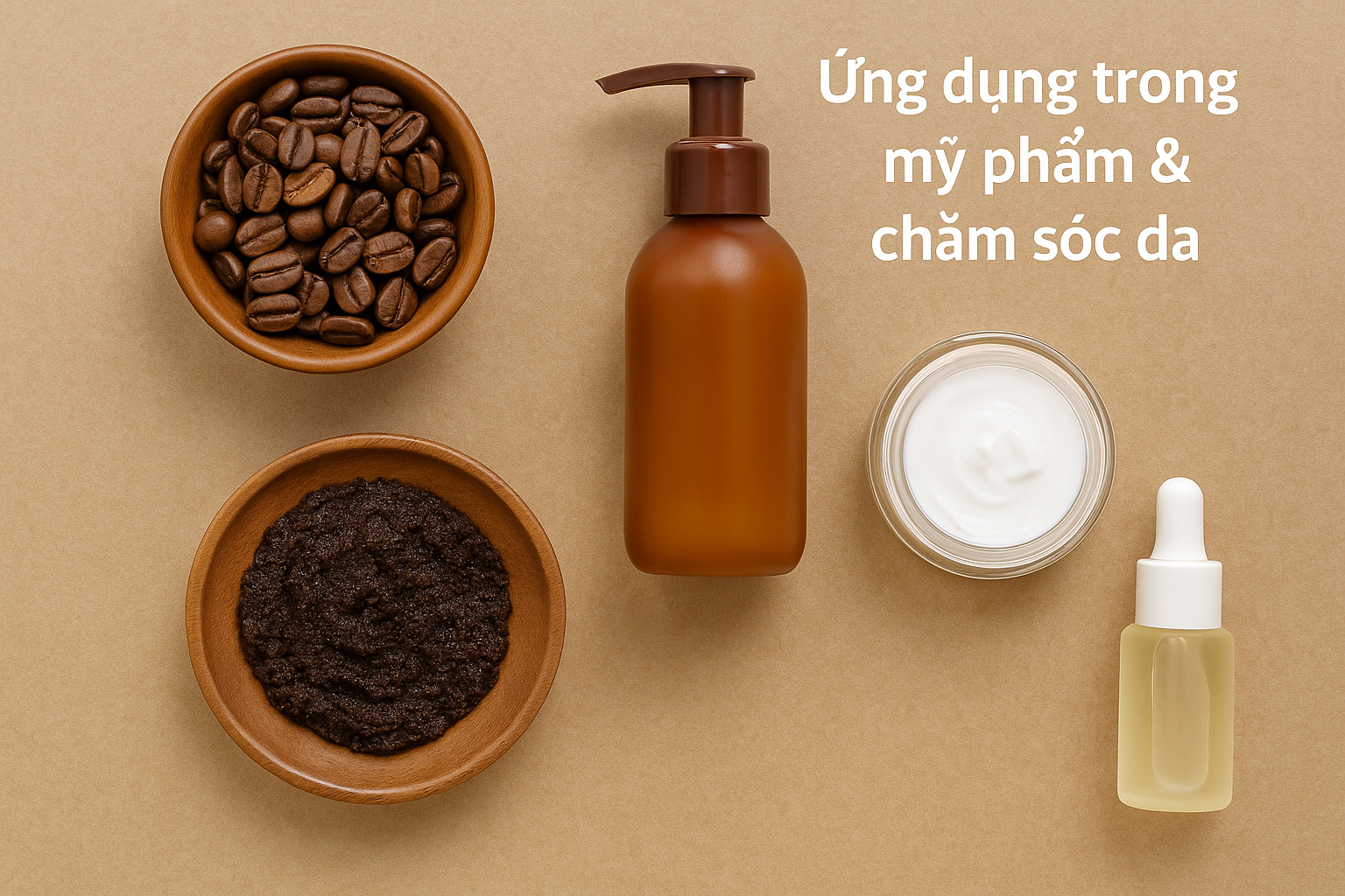 Cà Phê Không Chỉ Để Uống: Khám Phá Các Ứng Dụng Sáng Tạo Từ Cây Cà Phê 6 Ứng dụng trong mỹ phẩm & chăm sóc da