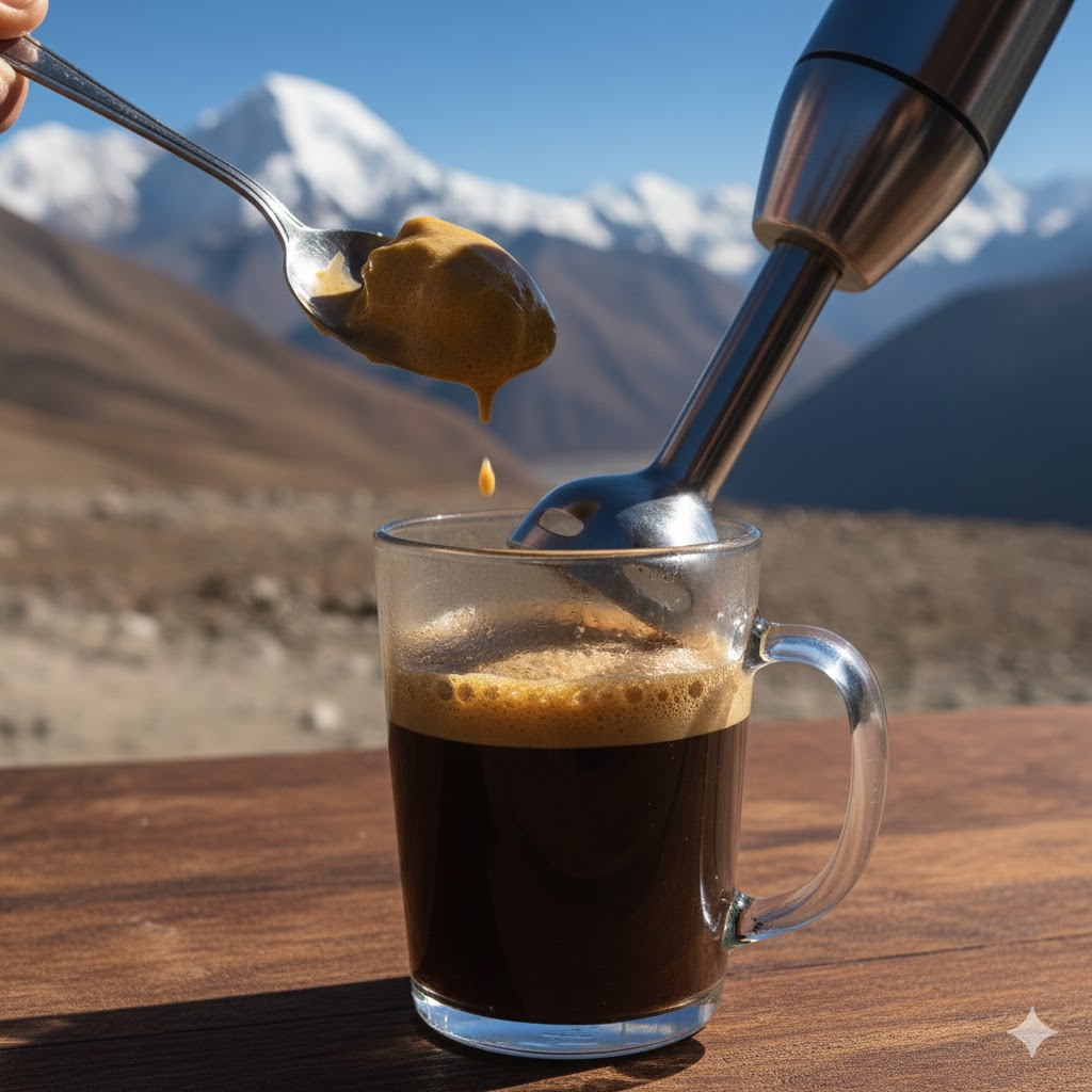 Cà Phê Bơ Yak – Thức Uống Truyền Thống Giữ Ấm Cơ Thể Ở Tây Tạng 5 Cách pha cà phê bơ yak truyền thống