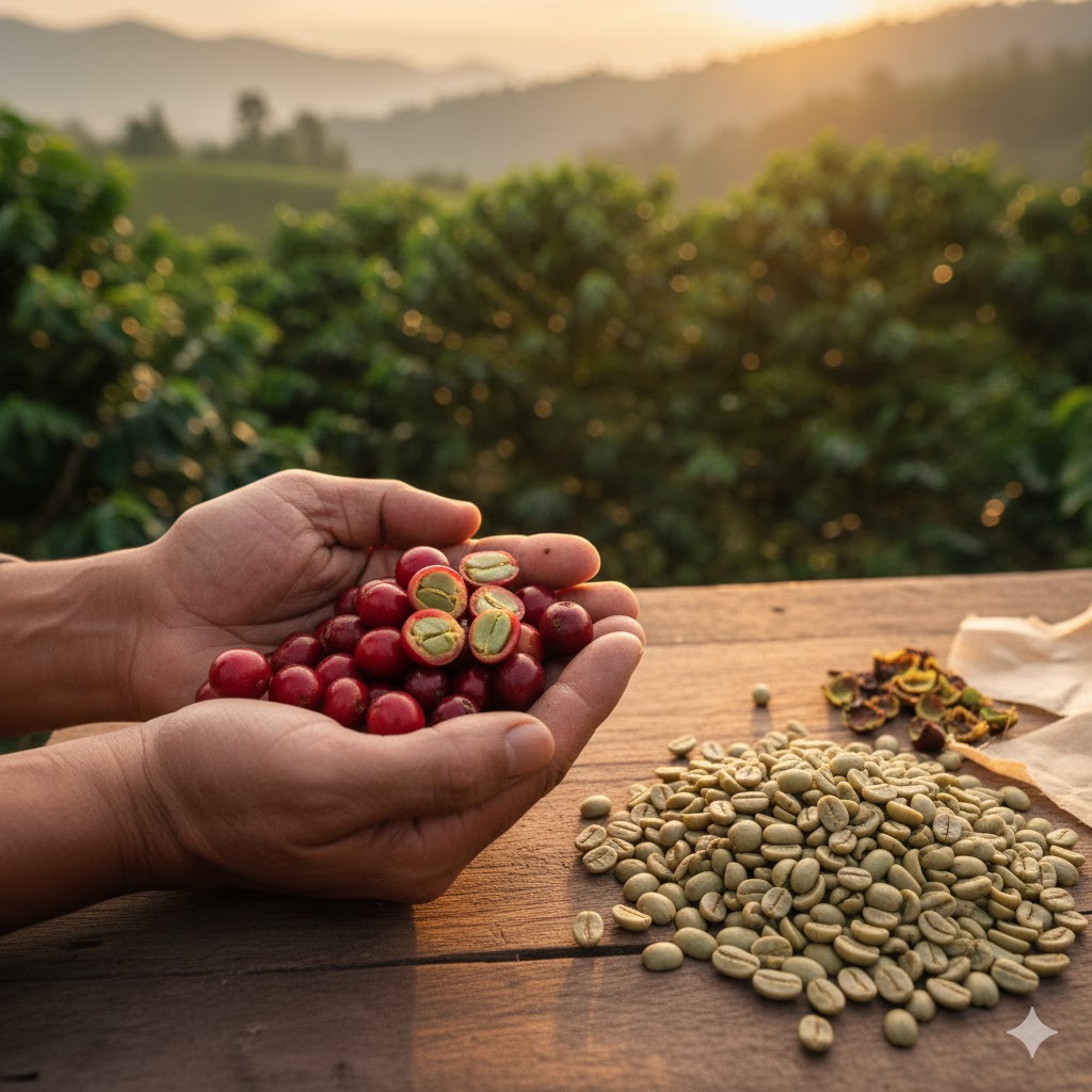 1kg Cà Phê Nhân Cần Bao Nhiêu Kg Cà Phê Tươi? Tỷ Lệ Hao Hụt Và Cách Tính Đơn Giản 5 Cà phê tươi & cà phê nhân