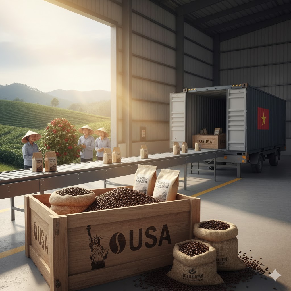 Cơ hội cho ngành xuất khẩu cà phê Việt Nam