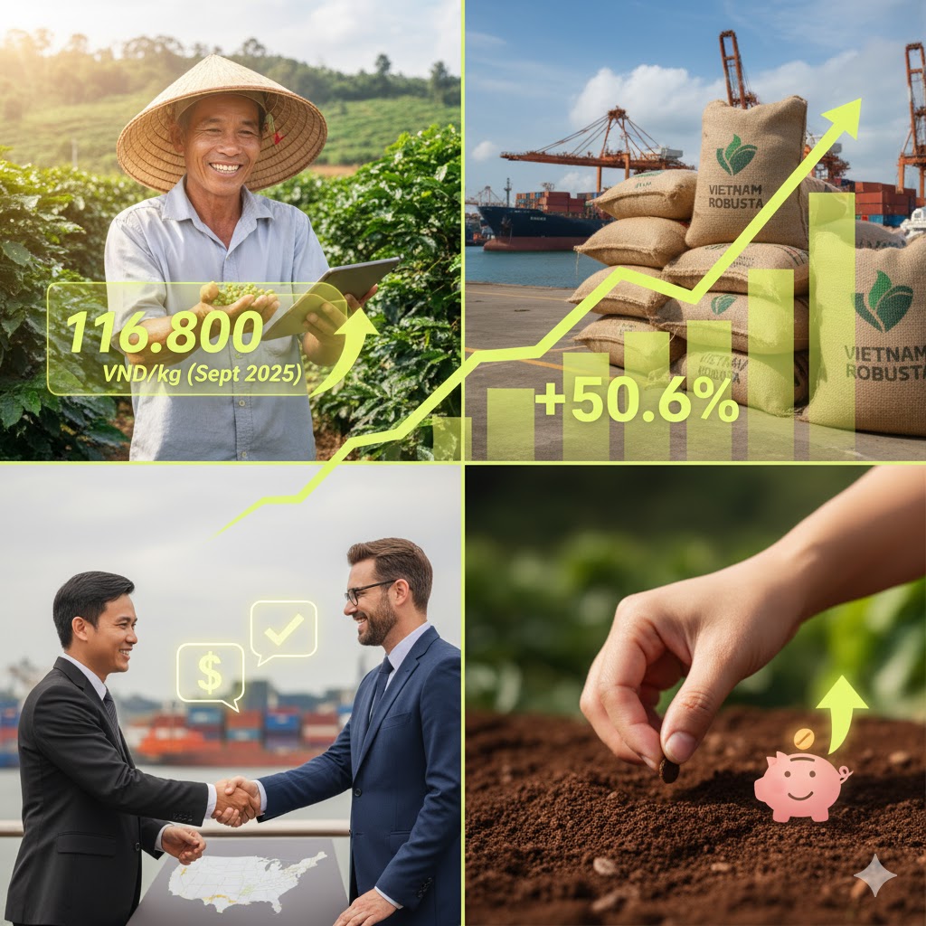 Tác động đối với giá cà phê Robusta Việt Nam