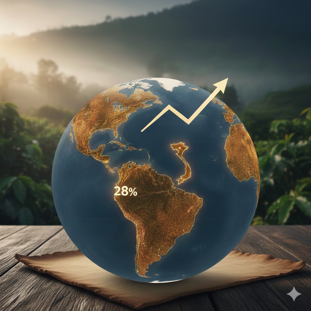 Vị thế của Việt Nam và các nước sản xuất cà phê hàng đầu