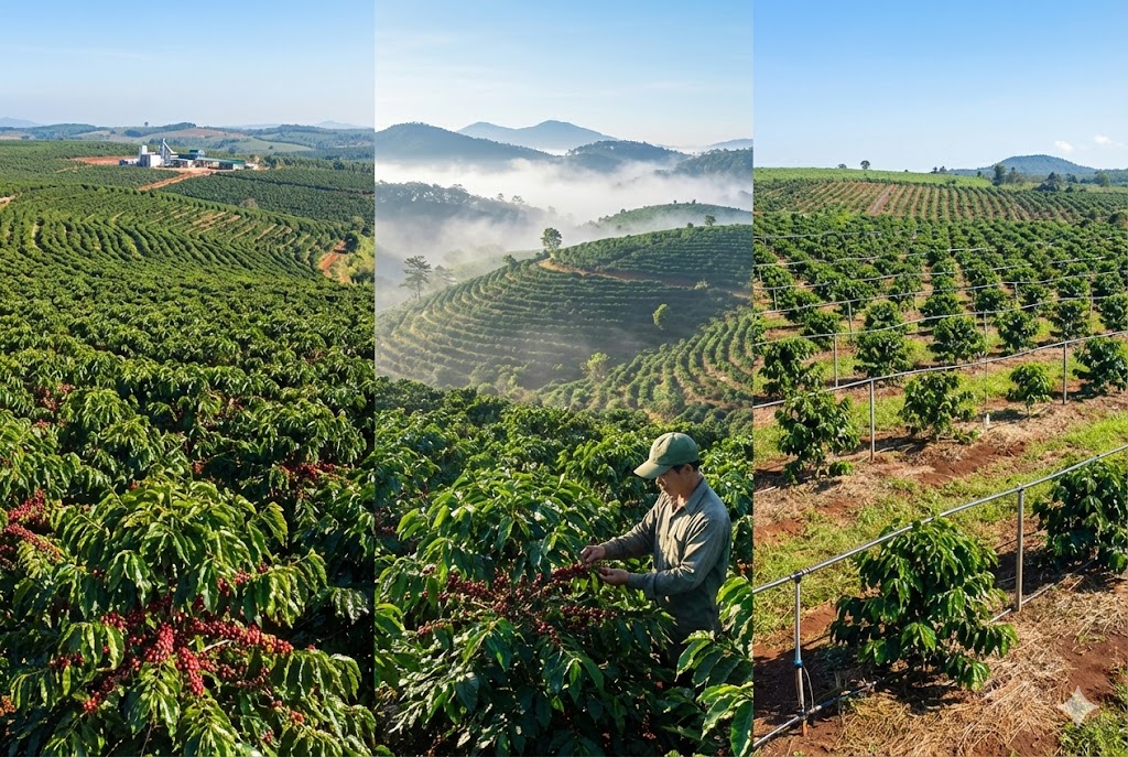 Vì Sao Thế Giới Đang Tranh Nhau Mua Cà Phê Việt Nam? 6 Di Linh, Đắk Lắk, Gia Lai – Những vùng trồng được săn đón