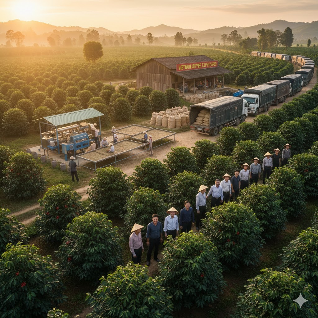 Thị Trường Cà Phê 2025: Việt Nam Giữ Vững Vị Thế Xuất Khẩu Giữa “Cơn Bão” Nguồn Cung Toàn Cầu 4 Việt Nam: “Mỏ vàng” cà phê – xuất khẩu liên tục lập kỷ lục